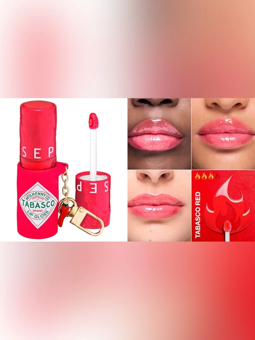 Sephora Collection x TABASCO® Brand Outrageous Plump - Tabasco Red Lip Gloss